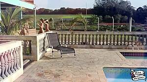 Bold orgy with goddesses emme white and venusss models