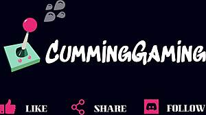 Christmas Hentai Game with Poppy Covered in Hot Cum