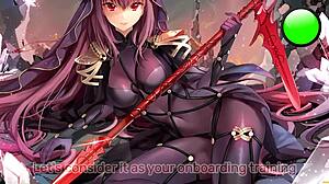 Ready for Scathach’s intense stamina training in hentai pov?