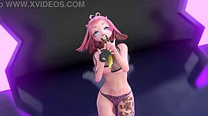 Idol Performs Strip Tease To Yoasobi Music.