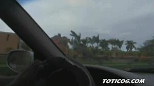 Dominican street girls show off sexy curves in public. Caribbean heat turns up outdoors!