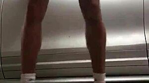 Spying on gym activities in the garage