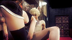 Yaoi femboy alan gives handjob and blowjob in anime style 😘