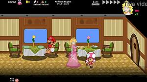 peach's untold tale begins with a train adventure