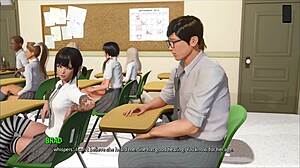 Ripples Gameplay Part 1: Hentai Milf's Clothes Torn Off