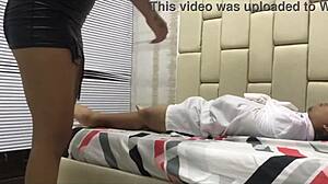 Horny doctor starts sucking off crazy patient in recovery, wild stuff! 😜