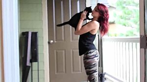 Is that hot slut your wife dancing provocatively?