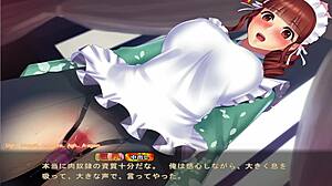Enjoy the maid-san to boin game scene with hozuki
