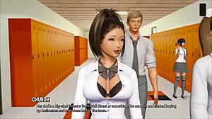 Ripples Gameplay Part 1: Hentai Milf's Clothes Torn Off