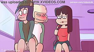 Hey, watch Futa Jackie bang Janna hard on the school bus in 4K upscaled hentai!