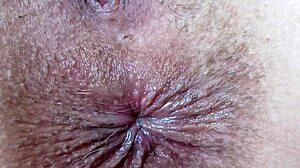 extreme closeup of kinky asshole fingering fetish.