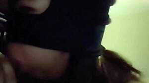 tiny filipina fucks and eats cum in the garage