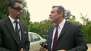 brunette roxanne hall contrasts her big tits with rough doggystyle