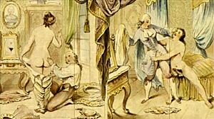 Vintage erotic drawings showcase classic sensual art.