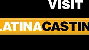 Tight Latina amateur undergoes anal casting with missionary, doggystyle, riding, blowjob, deepthroat, and ass to mouth.