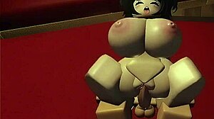 Big Titty Roblox Girl Gets Multiple Creampies