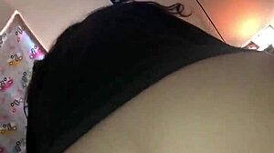 Latina Teen Rides Boyfriend's Monster Big Black Cock Wetly