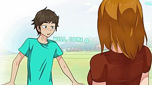 Whoa! Minecraft Alex Lifts Shirt for Wild Hentai Fucking!