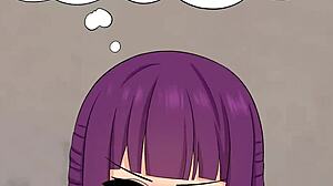 Fern Animation Features Big Tits In Cartoon Blowjob Scene