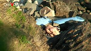 dude, caught these teens banging quick at a secluded beach spot!