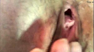 Milk Flow and Solo Play in Bedroom Scene