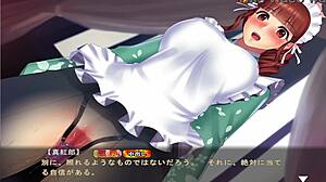 Enjoy the maid-san to boin game scene with hozuki