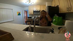 Quickie sex is the best with monster cock blowjob latina fucking squirting spanish big cock black