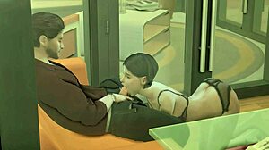 The ceo is getting fucked in the office