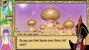 Princess Jasmine in queen trainer hentai! She shows off big tits and gets sexy action.