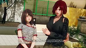 sexy o2 in black satin dress bra and stockings gets pov blowjob with cunilingus and rimming in panties