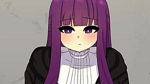 Fern Animation Features Big Tits In Cartoon Blowjob Scene