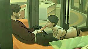 The ceo is getting fucked in the office