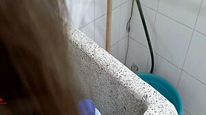 Damn! My hot stepsister’s distracted washing clothes, so I sneak a hard pounding with my huge tool! Part 2