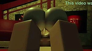 Big Titty Roblox Girl Gets Multiple Creampies
