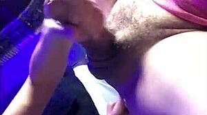 I sucked him on the couch then table to milk my cum