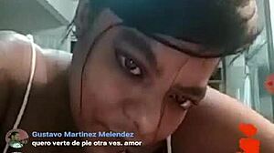 want to see brazilian bbw teasing her big tits?