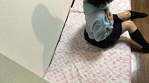 Newly learned masturbation leading to intense orgasm