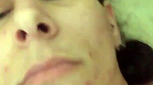 teasing dry pussy lips with vibrator for masturbation