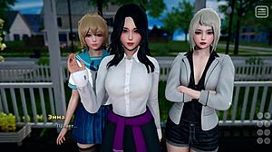 Complete gameplay of my bully is my lover part 1 with blonde slut in missionary and cowgirl