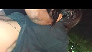 Bruna Santiny Sucks Big Black Cock