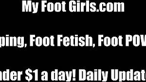 Hey! Our Foot Fetish Session After Work Is Wild!