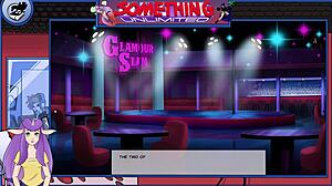 redhead bodybuilder with big tits in game