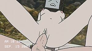 TV woman blows cameraman in wild animation!