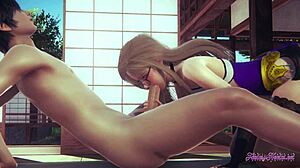 Genshin Impact Hentai - Lisa Suck And Fucked Multiorgasm - Japanese Manga Anime Game Porn