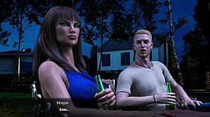 Hey, check this gameplay where big cock friend cums in whore's pussy!