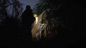 Gay Cops Suck and Ride Big Black Cock Outdoors