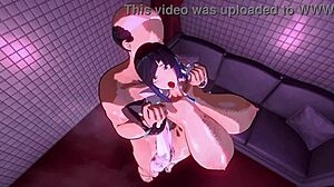 Yelan Hentai Anime Action