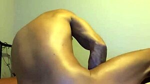 Ella spreads ass open for horny licking, rimjob, and sucking in interracial action.