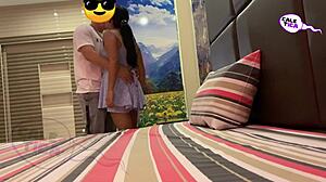 Amateur Cajacha from Peru gets her ass fucked in a hot scene