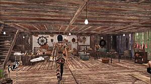 I admire Chyler Leigh as a top model in Fallout 4 fashion.